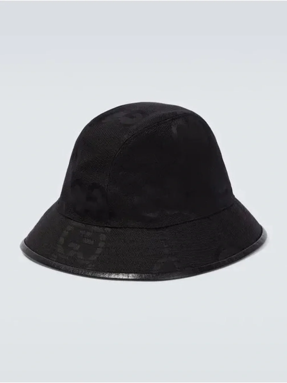Gucci black canvas GG Bucket Hat